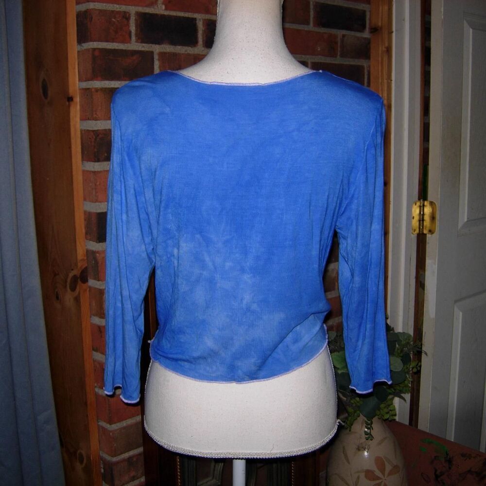 Cato Women's Blue Crop-top L - Picture 3 of 4
